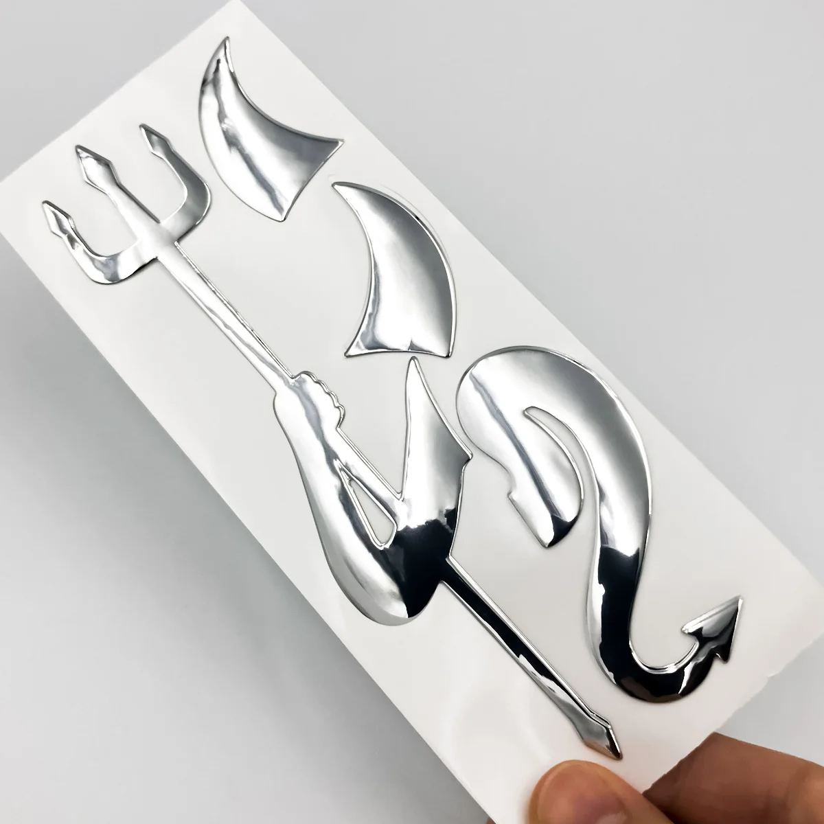 Persönlichkeit Auto Aufkleber Lustige 3D Kleiner Teufel Dämon Styling Universal- Auto Emblem Logo PVC Aufkleber Dekoration DIY Accesso