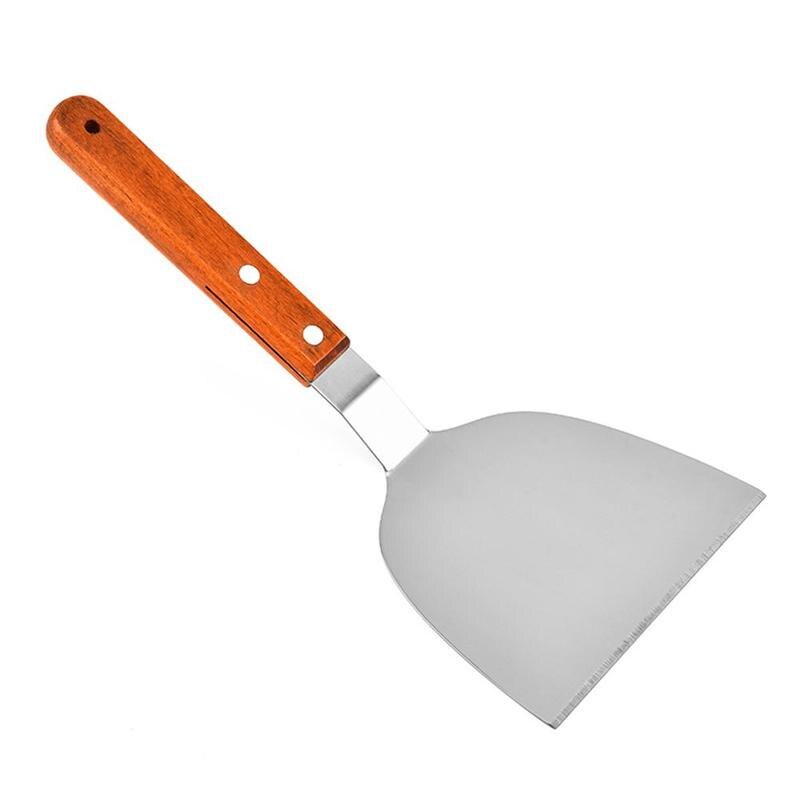 Large BBQ Spatula barbecue Hamburger Turner Burger Flipper Steel For Making Cakes/steaks/dishes Kitchen Accessories: Default Title