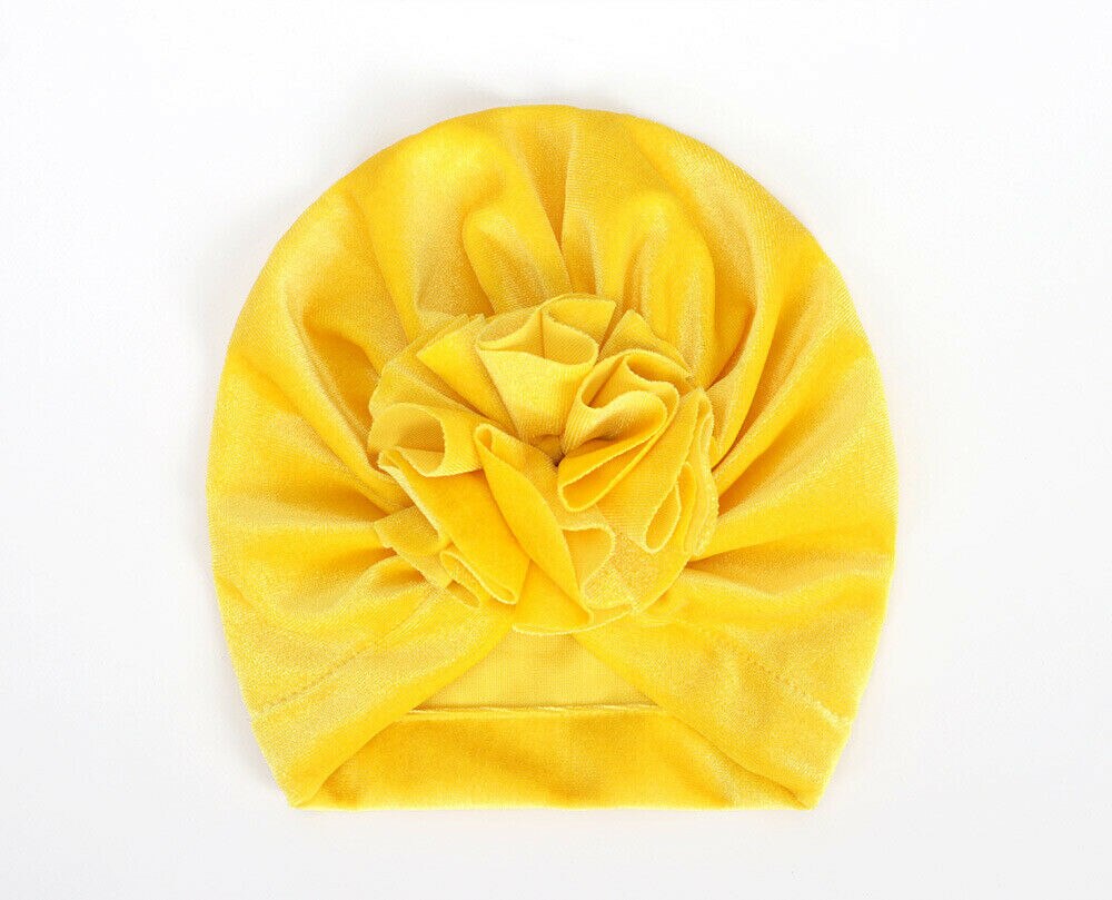 18 farben Kleinkind Baby Mädchen Jungen Hüte Turban Blume Kopf wickeln Kleinkind Mütze Hütte Warme Kappe Stirnband
