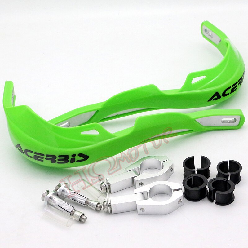 22MM 28MM Motorcycle Hand Guards Handle Protector Handguard Handlebar Protection For KTM HONDA YAMAHA YZ SUZUKI Pit Dirt Bike: Green