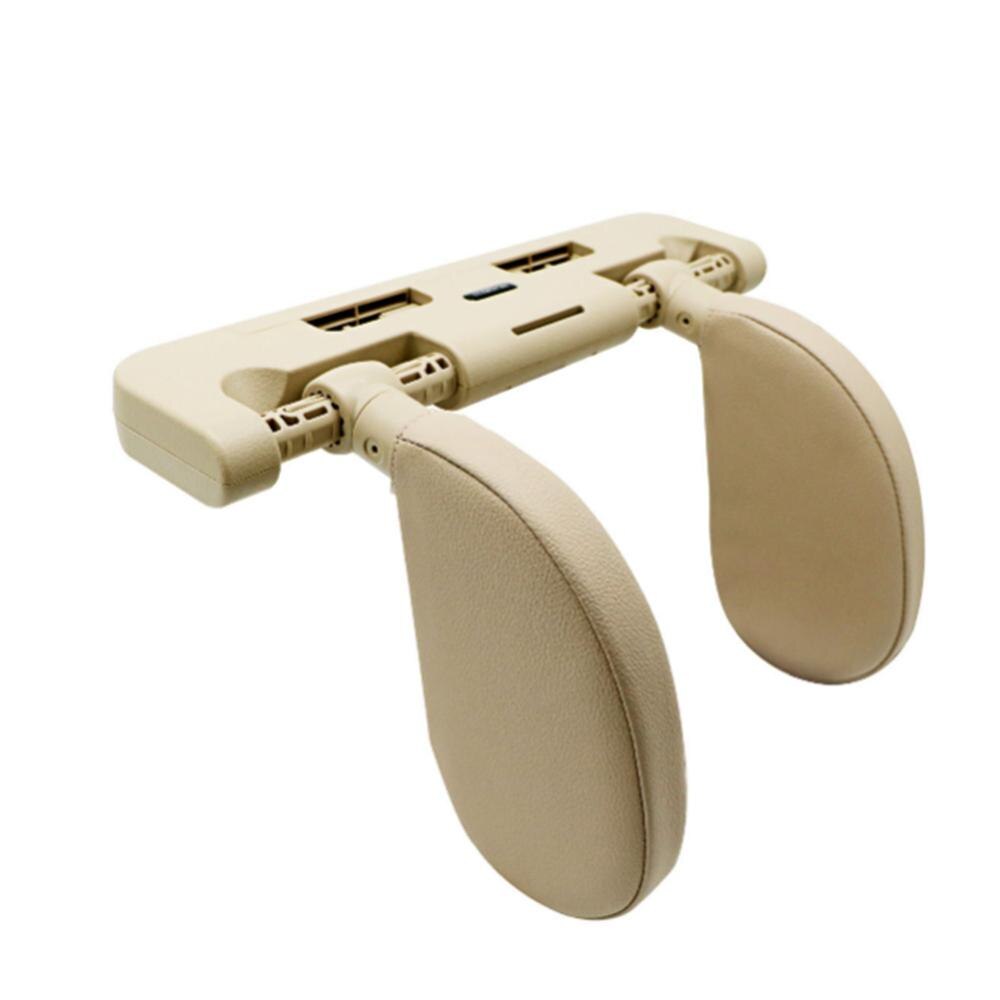 Auto Hoofdsteun Kussen Auto Reizen Nekkussen Slapen Seat Side Kussen Zachte En Verstelbare Csv: Beige