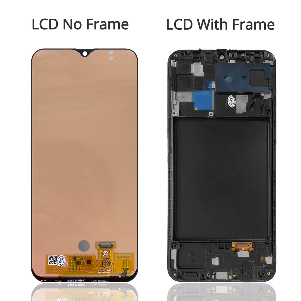 6.4 ''Display Für Samsung Galaxy A20 A205 SM-A205F A205FN LCD Display Touchscreen Digitizer Montage Für Galaxy A20 A205GN a205