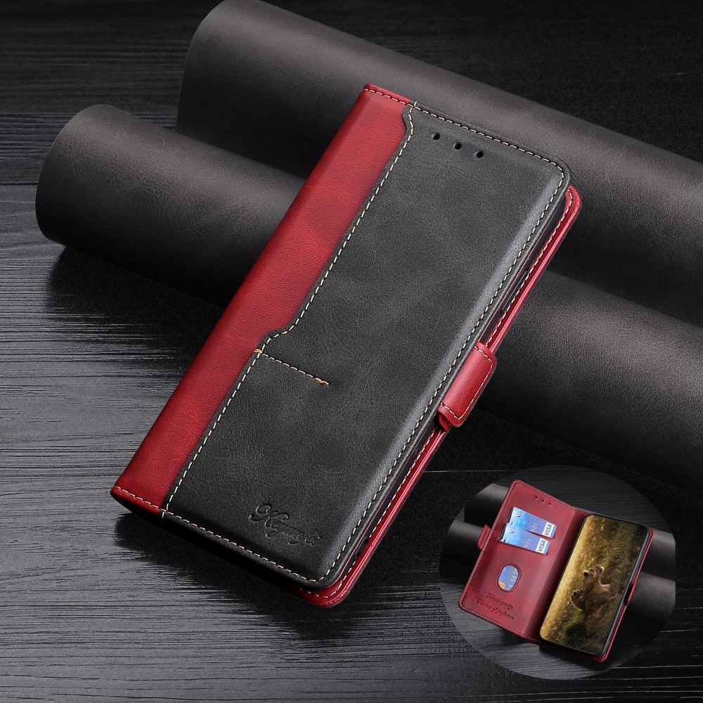 Lommebokdeksel til xiaomi poco  x3 nfc telefonveske poco  x3 nfc 6.67 tommers skinnkortspor magnetdeksel poco  x3 nfc fundas