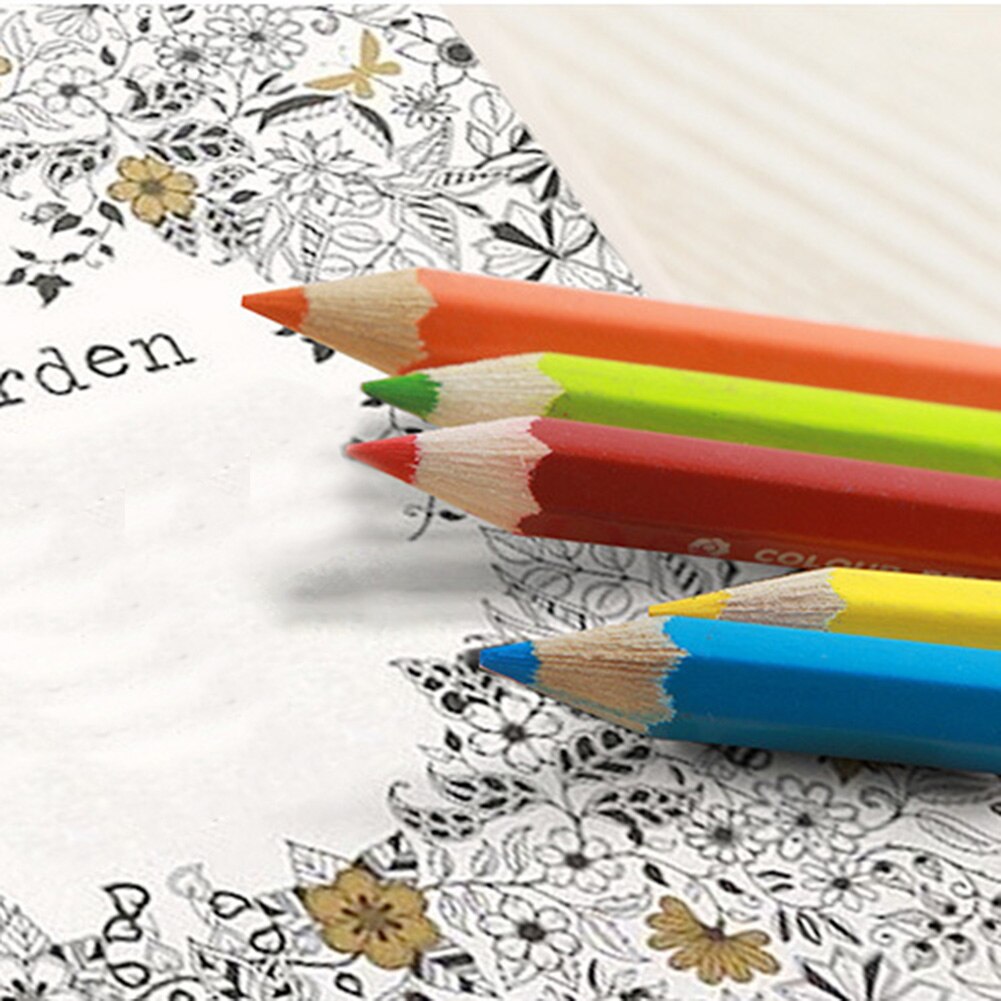 48 Kleur Pro Water Oplosbare Kleuren Potlood Set Kind Studenten Verf Potloden School Kantoor Kunst Levert Briefpapier