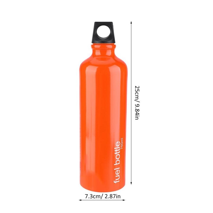 530ml/750ml/1000ml camping bensinflaska fotogenflaska alkohol flytande gas bränsleflaska förvaring kan utomhus spis tillbehör