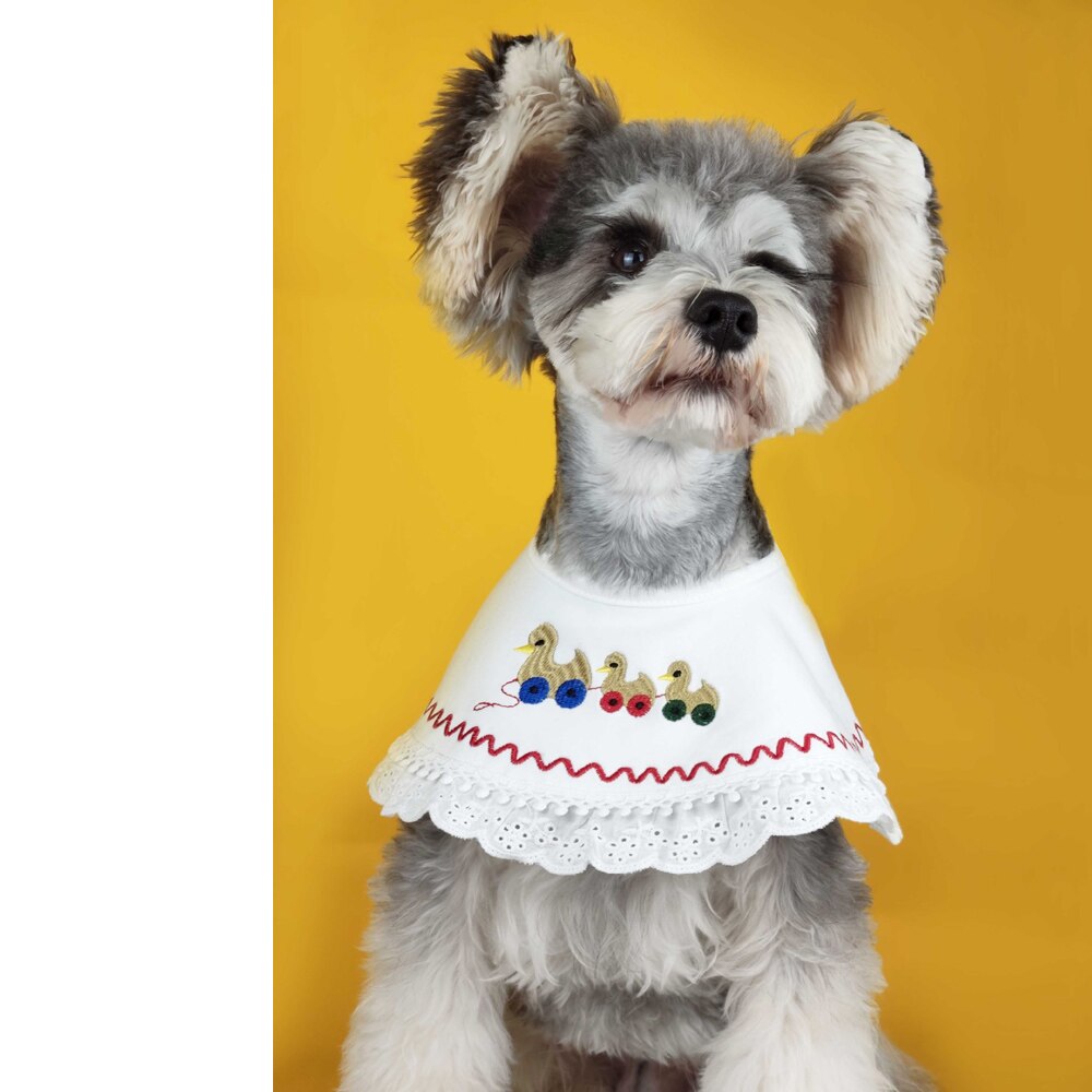 Vårhundbandasje valpekappe,bedårende hundesmekker triangualr bandasje,søt hundetilbehør chihuahua schnauzer bulldog mopper: 5 / M