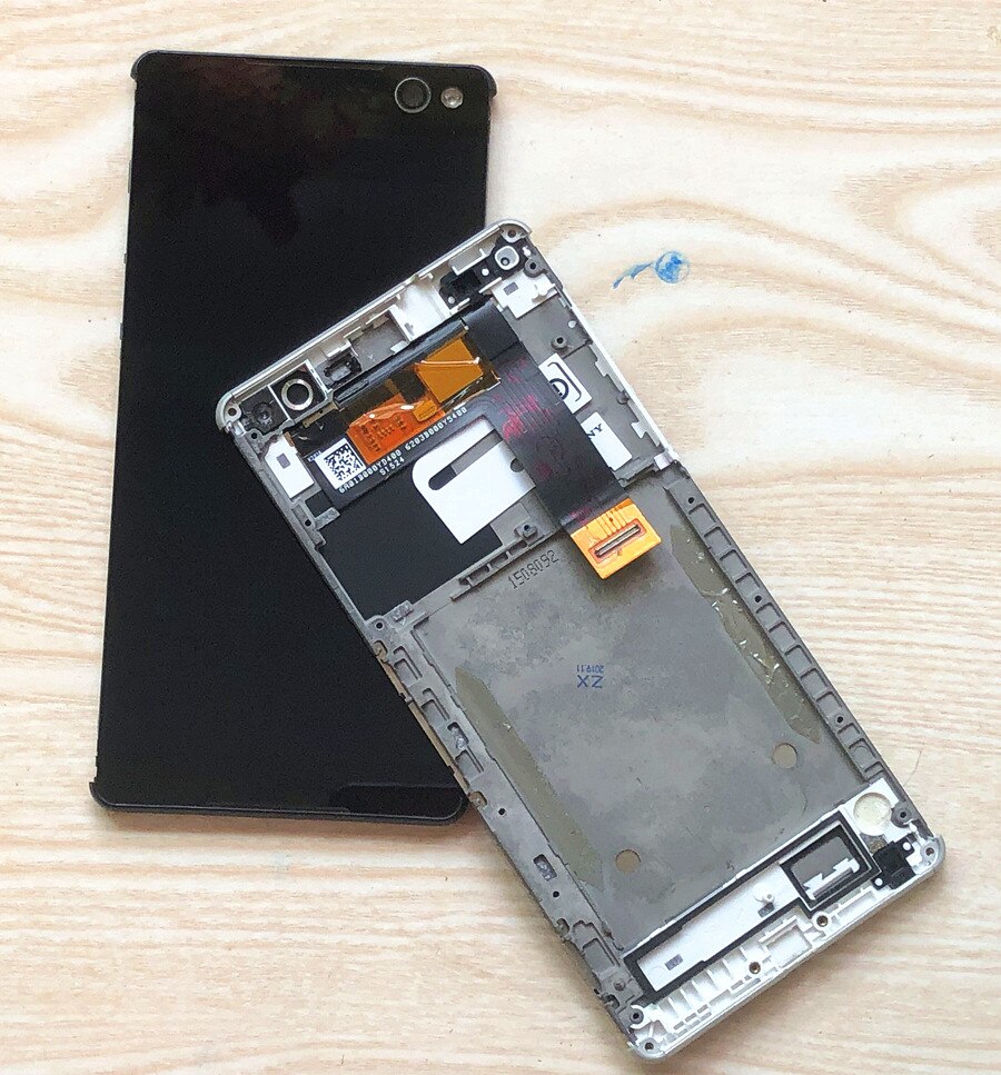 HTZF 6.0" Lcd Display For SONY Xperia C5 LCD Touch Screen Digitizer C5 Ultra Display Screen with frame E5506 E5533 E5563 E5553
