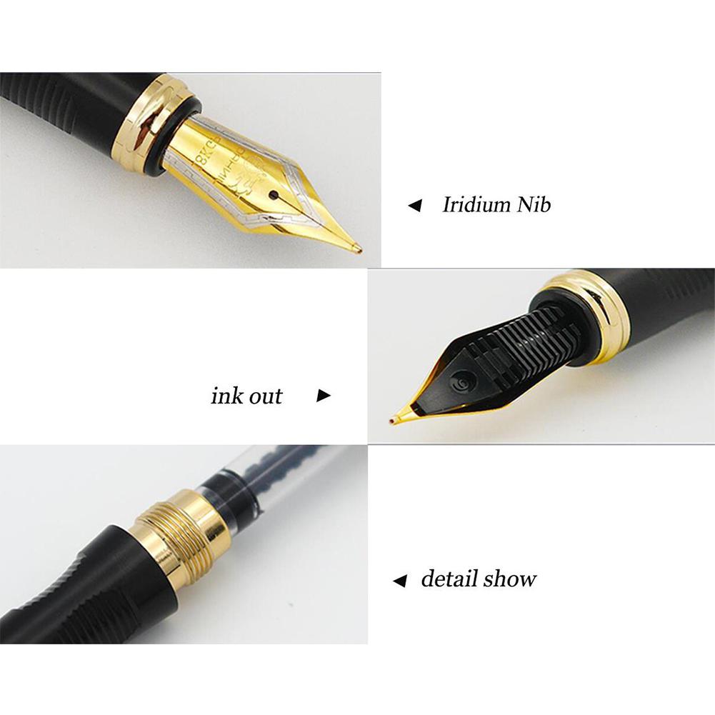 Chaude JINHAO X450 Iridium stylo plume en métal sans boîte à crayons de luxe école bureau papeterie de luxe écriture mignon stylos r14