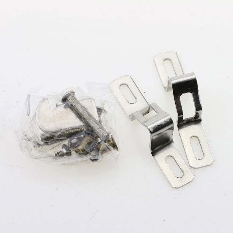 90 Enkelzijdige Venster Veiligheid Sloten Rvs Schuifdeur Lock Handvat Glazen Raam Onzichtbare Bewegen Deursloten Hardware