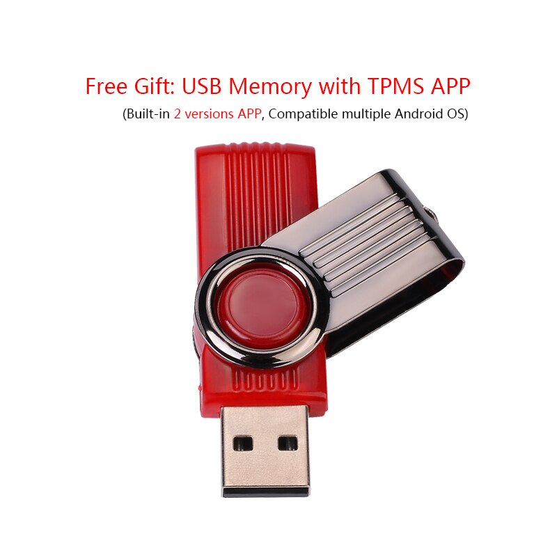 Capteur de pression des pneus TPMS, pour Android, autoradio, système de contrôle de pression des pneus, lecteur USB