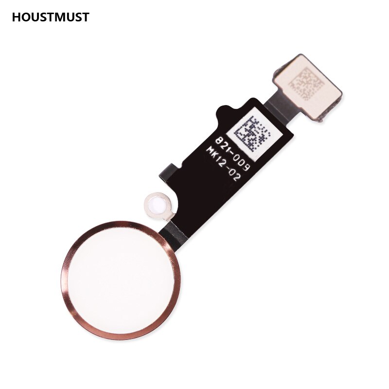 MHCAZT Original 1Stck Heimat Taste mit biegen Kabel für iPhone 7 7 Plus Schwarz/Weiß/Gold Hause biegen Montage