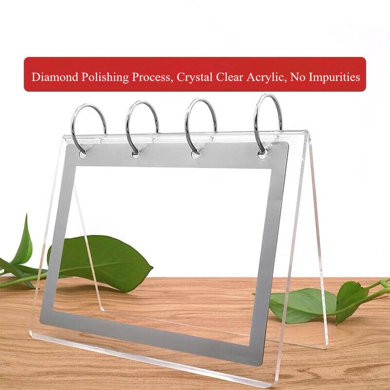 A6 Double Sided Table Top Acrylic Sign Holder Display Stand Poster Menu Holder Ad Frames For Office, Restaurant, Store