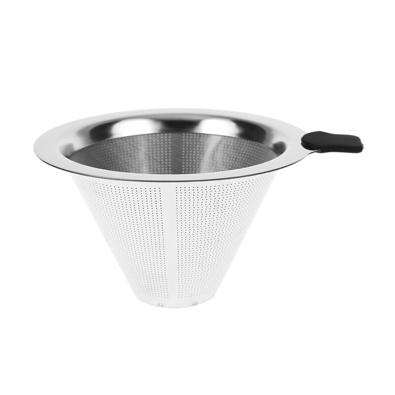 400Ml Giet Over Koffiezetapparaat Drip Dikker Glas Container Hand Percolators Rvs Koffie Filter Thuis Drinkwares