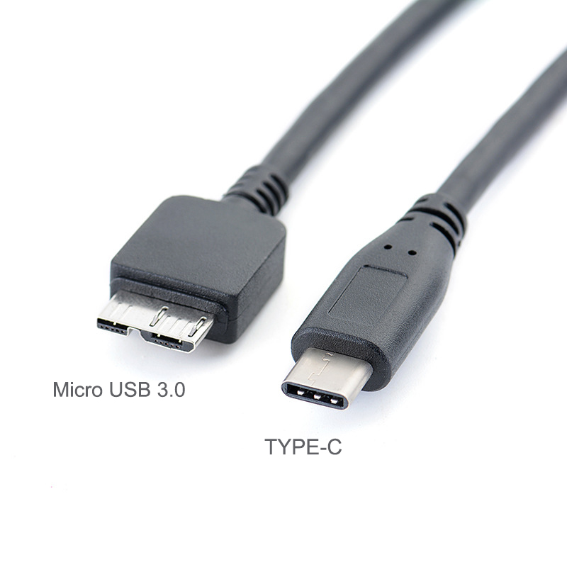 USB 3.1 Typ-C zu USB 3.0 Micro B daten OTG Kabel Stecker Für Festplatte Smartphone HANDY PC 30 cm