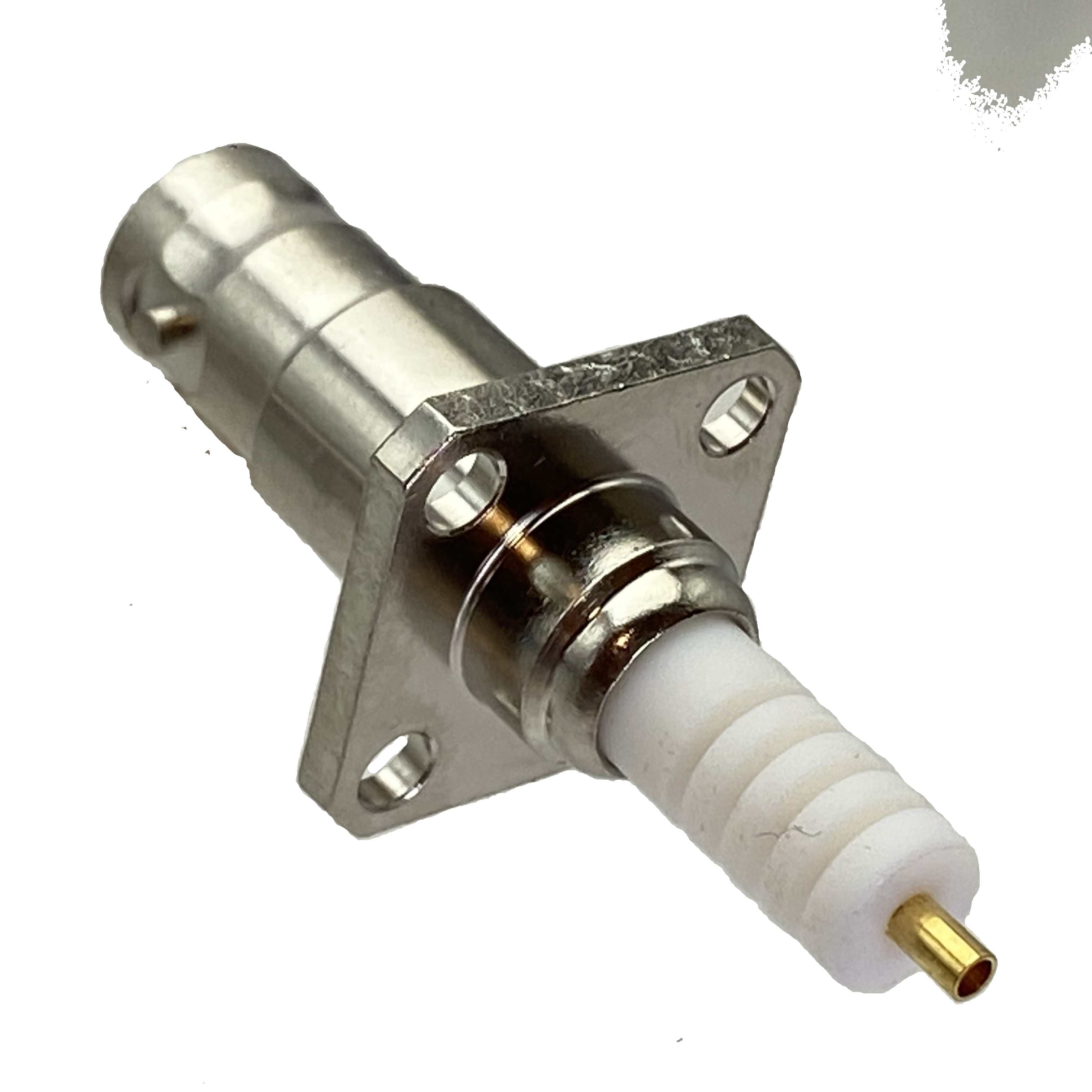 HF-Stecker SHV 5000 V 5 kV RP BNC-Buchse, 4 Löcher, Flansch, Lötzinn, Panelmontage, Audio--Lautsprecherkabelklemmen