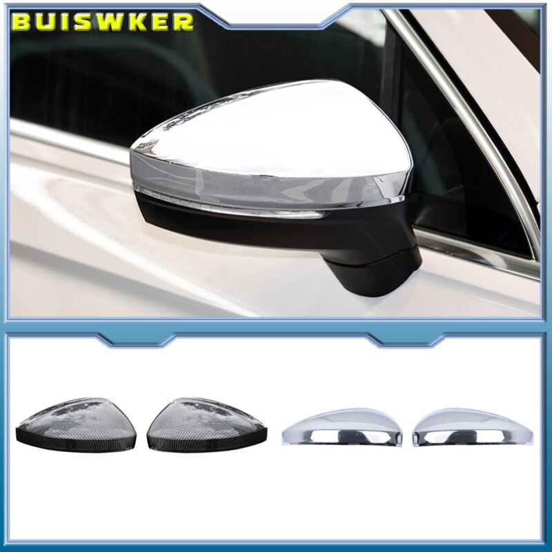 Auto Side Rearview Mirror Cover Wing Mirror Shell Cap Housing For VW Tiguan