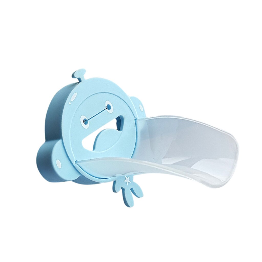 Keuken Badkamer Kids Cartoon Kraan Extension Helper Handvat Baby Accessoires Cartoon Kraan Tool Kinderen Wassen Keuken: Blue