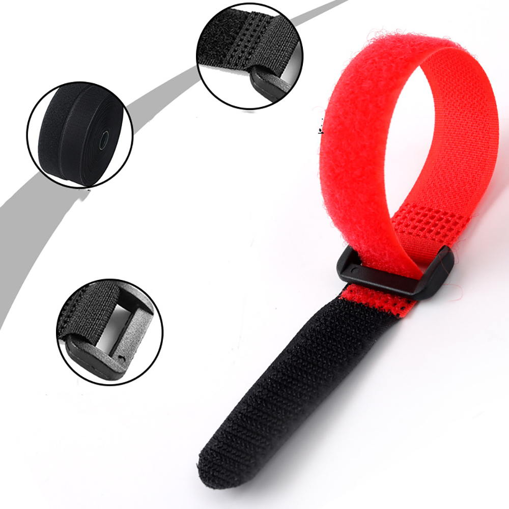 10/20pcs Fishing Rod Tie Strap Holder Strap Suspenders Fastener Hook Loop Cable Cord Tie Belt Fixed Tackle Box Accessories