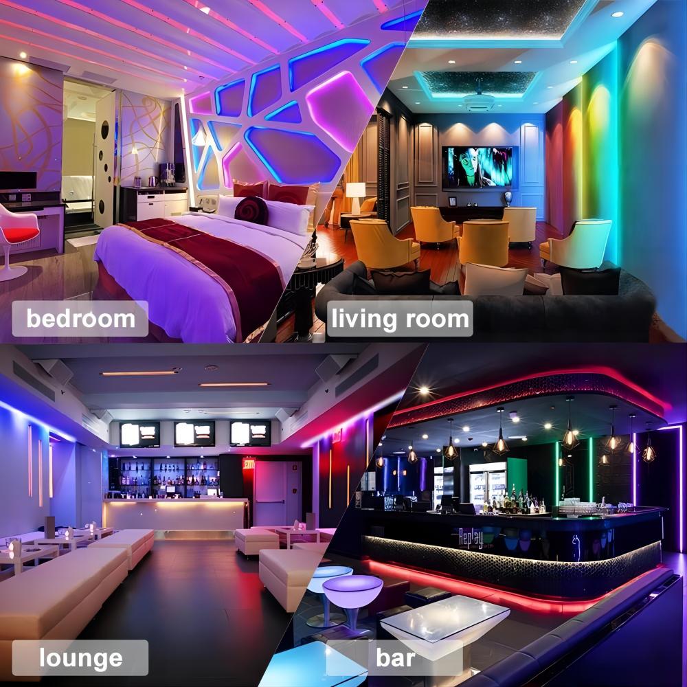 RGB LED Light Strip USB Infrared Remote Control Flexible Lamp Tape Ribbon Diode for Festival Party TV Desk Bedroom Decoration