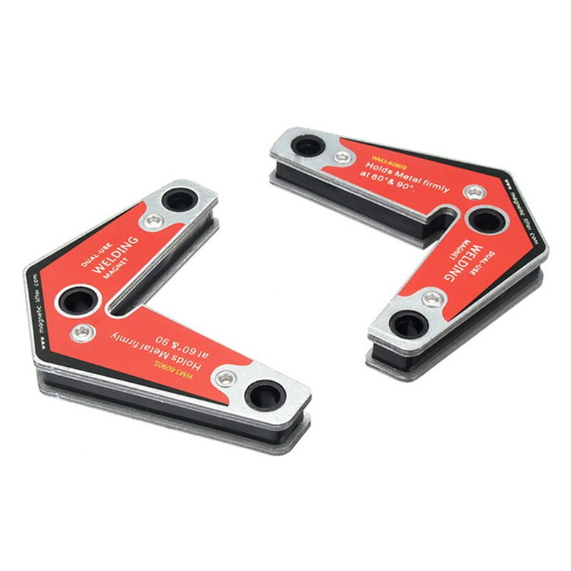 2pcs Dual-Use Strong Welding Corner Magnet/Neodymium Magnetic Holder Twin Pack