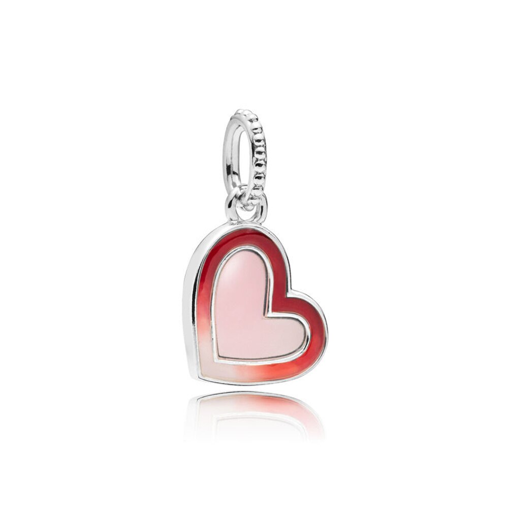 2019 NUOVO 100% 925 di Sterling Silver Valentino Rob Bot CLUB Dadi Scintillante Freccia Fascino Amato Clip di Cuore Del Pendente braccialetto Regalo: 7