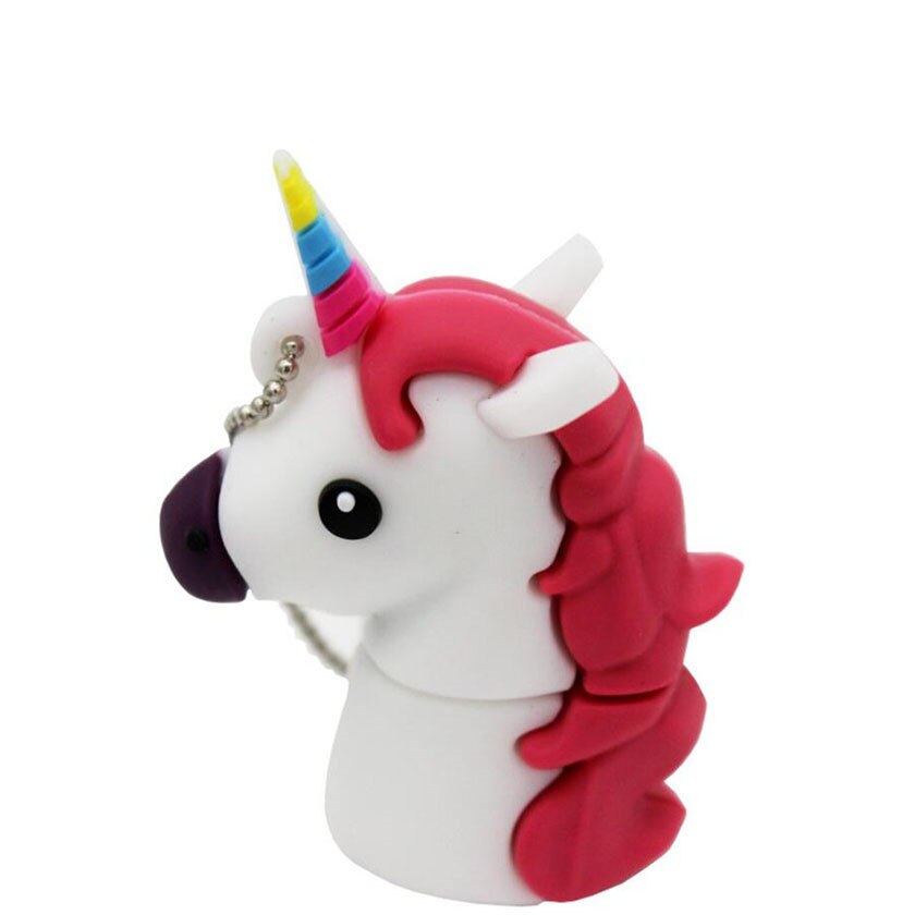 JASTER unicornio nueva Despicable Me 2 USB Flash Drive 100% de dibujos animados memoria extraíble Pendrive 4GB 16GB 32GB 64GB Pen Drive juguete: 8 GB / D