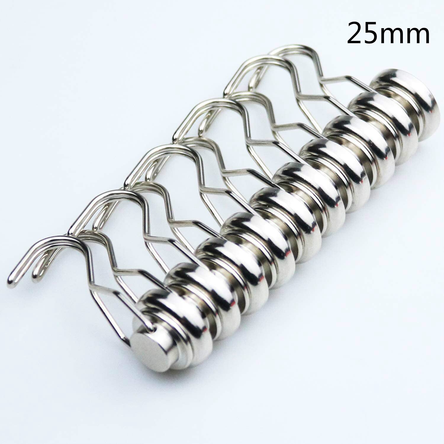 Upgrade van magnetische haak voor roterende schommel koelkast magneethaak, krachtige neodymium magneethaak , 10 stuks, zilver