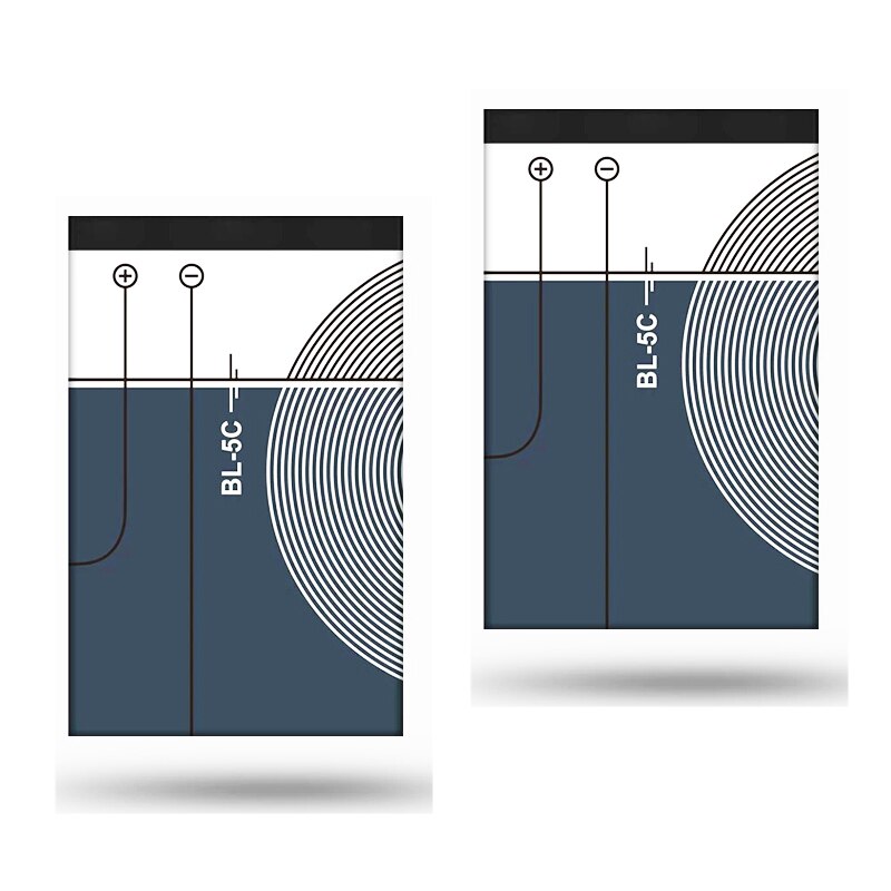 Bl 5c bl5c 1200 mah udskiftning lithium batteri langvarig bl -5c li-ion batterier til nokia 6680 6681 6682 6820 6822 7600 7610