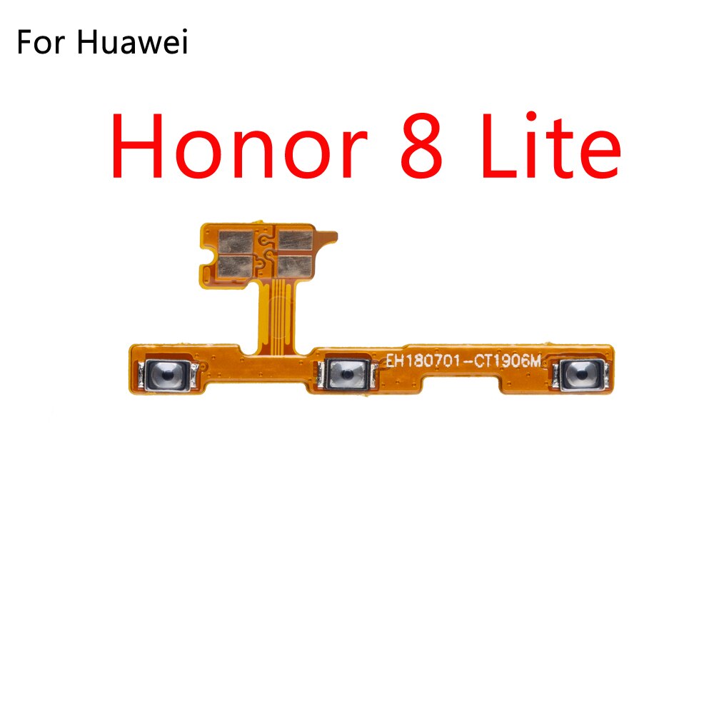 ON OFF Power Button Flex Cable Ribbon For HuaWei Honor 8 8C 9 10 Lite 8X max Mute Silence Volume Key Part