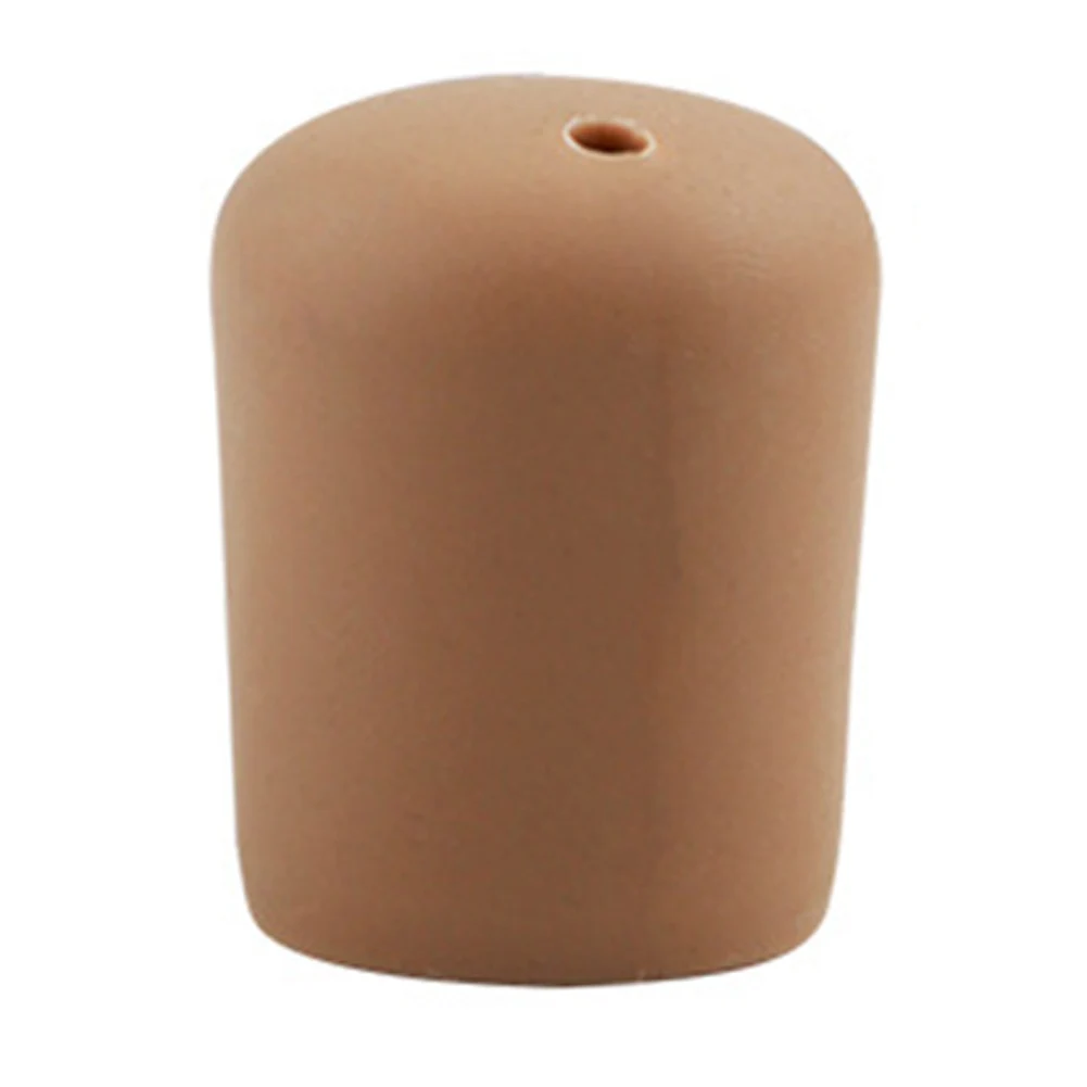 1pc fiskestenger endehetter silikonpluggdeksel fiskestang halepluggbeskytter etui sterk elastisitet fiskeutstyr verktøy s/m/l: Hvit