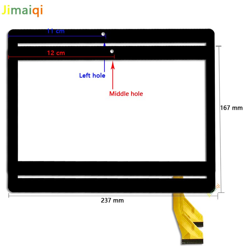 For 10.1 inch Tablet PC kingvina-PG1027 touch screen panel Digitizer Sensor replacement