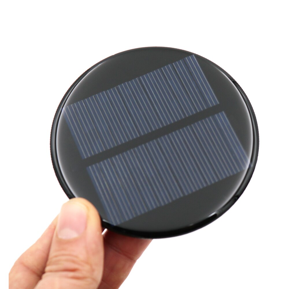 Aurinkopaneeli 6v 80ma 80mm tee itse mini monikiteinen pii aurinkokennomoduuli ympyrä pyöreä epoksilevy