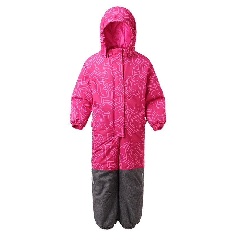 Moomin Jongens Winter Romper Enkele Breasted Jongens Winter Kleding Hooded Blue Geometrische Baby Jongens Winter Warm Snowsuit