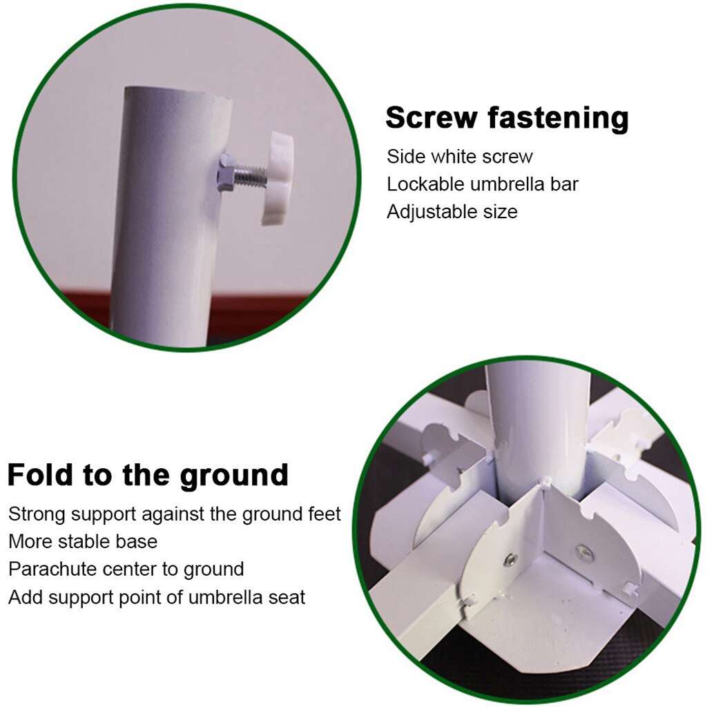 Courtyard Sun Umbrella Stand Beach Umbrella Foldable Garden Parasol Base Sunshade Holder Sun Beach Umbrella Stand#g35