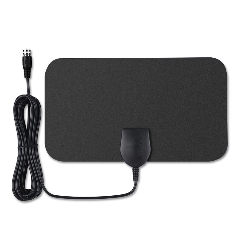 FGCLSY 4K 25DB haut Gain HD TV DTV boîte antenne de télévision numérique prise ue 50 Miles Booster actif intérieur antenne HD plate