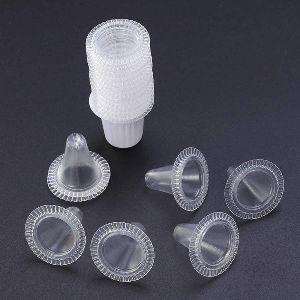 Oorthermometerhoesje vervangende lensfilters sonde braun thermoscan met 20 stuks herbruikbare babythermometerhoesjes