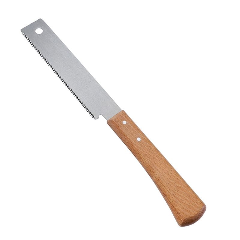 Mini Hand Sharp Practical Saw for Woodworking SK5 Carbon Steel Tenon Fine Tooth Wooden Handle Application for Gardening Woodwork