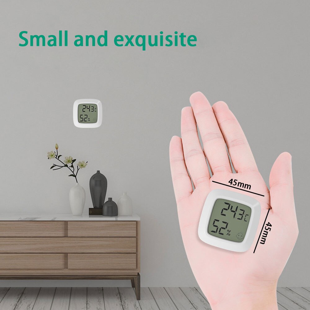 Mini Wireless Indoor Thermometer LCD Digital Temperature Room Hygrometer Gauge Sensor Humidity Meter Temperature Tools