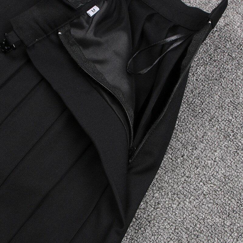 School Dresses Sailor Suit Plain Pleated Skirt Jk Uniforms Cosplay College Middle School Costume Black Blue Strap Long Dress