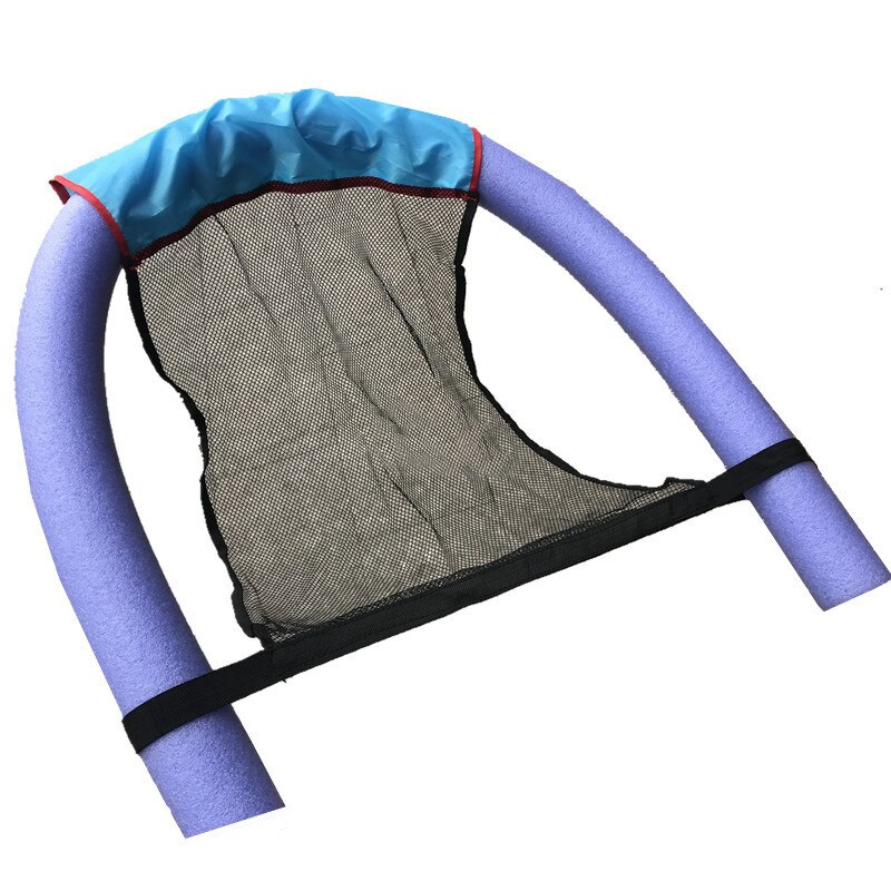 Drijvende Zwembad Noodle Netto Sling Mesh Float Stoel Bed Seat Kids Adult Voor Zwemmen Water Ontspanning Fun Party Gereedschap blauw