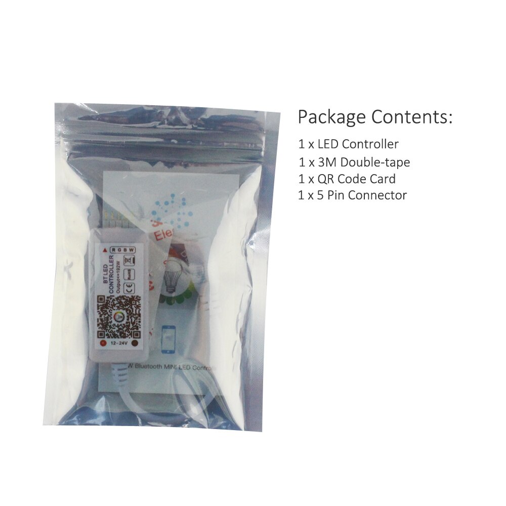 Rgb bluetooth led controller rgbw 12v 24v dc ios android app mobiltelefon trådløs 3528 5050 led strip lys rgbw controller rgb