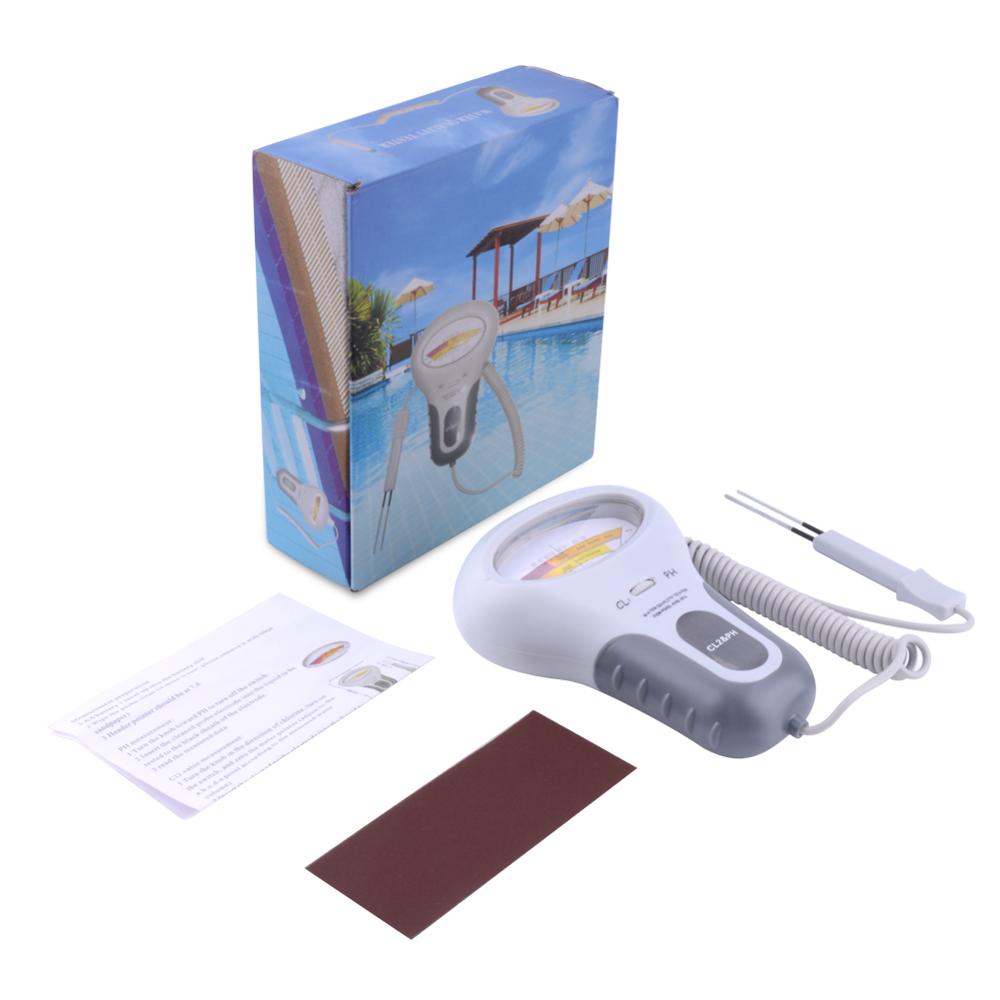 2 in 1 vand ph & chlor pc -102 niveau vand test enhed  cl2 måling til swimmingpool akvarium: Pc -102