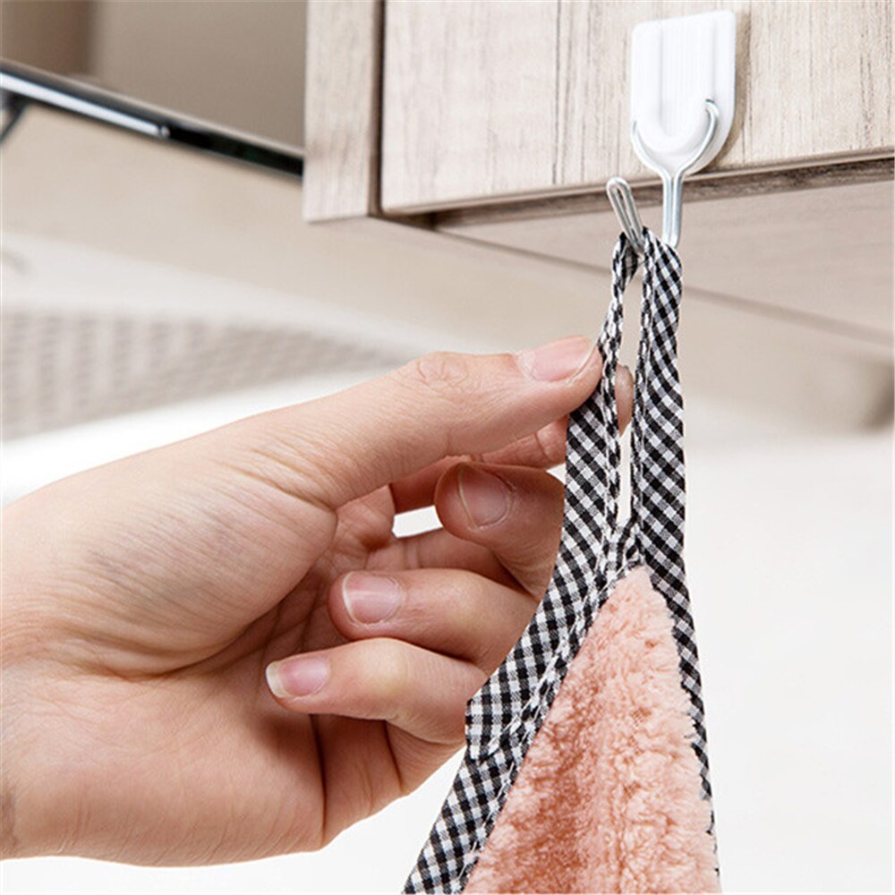 Super Absorbent Coral fleece Clean Cloth Cleaning Wiping Rag Dish Towel Home Kitchen Towel Sink Wipe Cleaning Towels 25*27.5cm