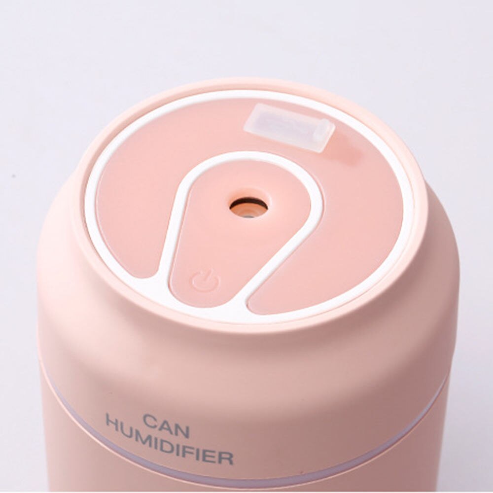 Multi-Function Home Humidifier Mist Diffuser 3-in-1 Can USB LED Light Fan Mini Desk Lamp Home Office Desk Decor Air Humidifier