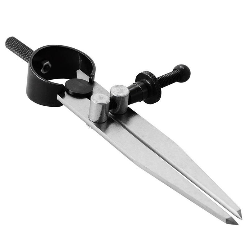 Metal Craft Adjustable Rotating Marking DIY Tool,black+sliver
