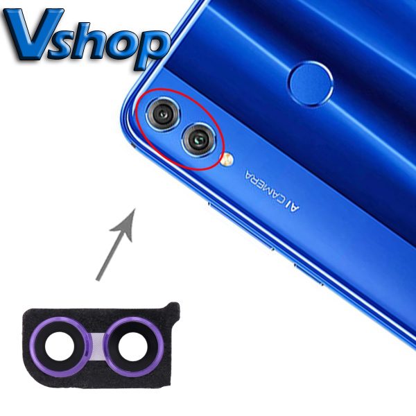 Voor Honor 8X Rear Camera Lens Cover Voor Huawei Honor 8X Mobiele Telefoon Vervangende Onderdelen