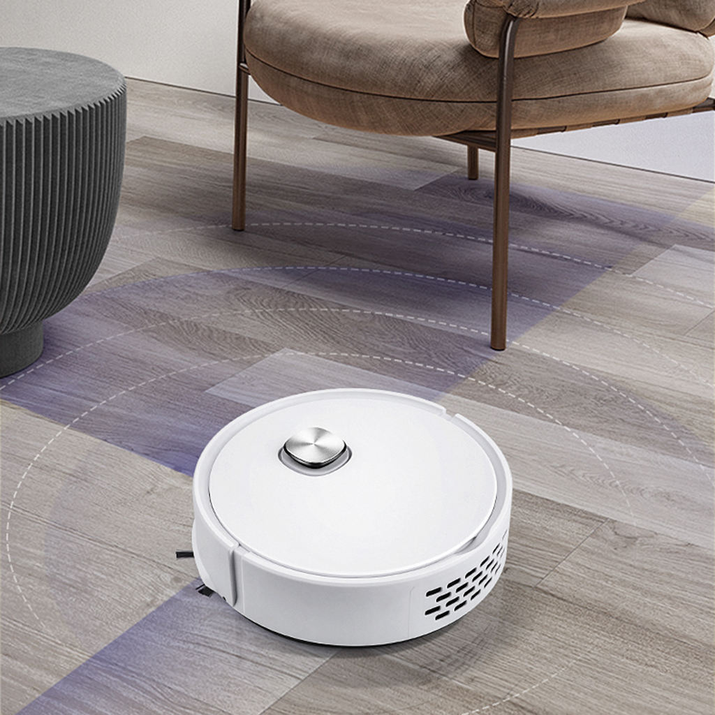 Automatic Vacuum Cleaner Sweeping Robot One Touch to Start Intelligent Quiet Carpet Cleaner Removable Dust Box 1200mah