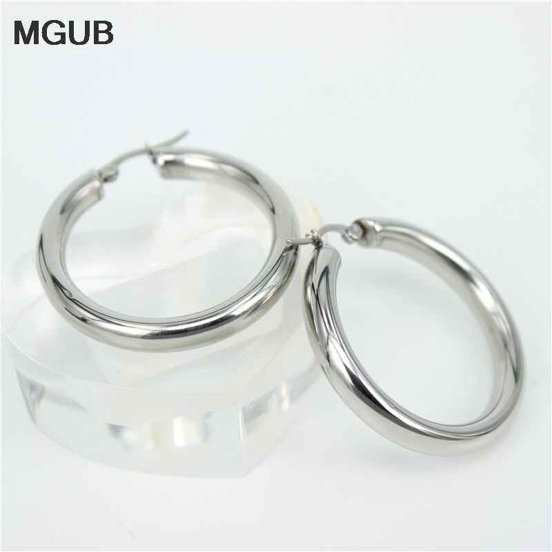 316L stainless steel jewelry earrings Gold color female Hoop earrings for Women LH143