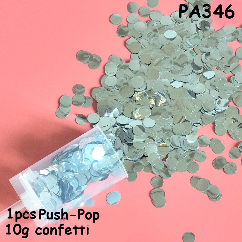1 st konfetti popper konfetti bröllop fester bruddusch förlovningsfest blomma papper konfetti push pop födelsedagsfavör: Pa346