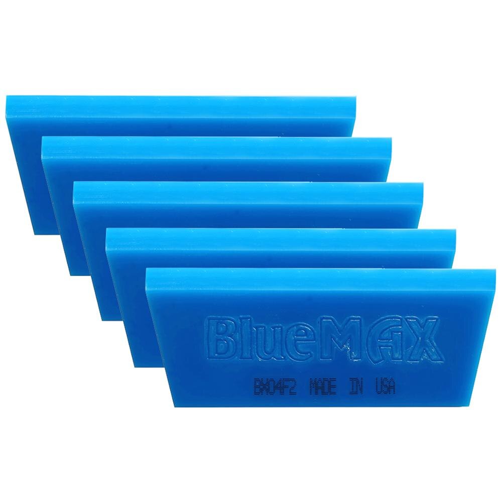 5PCS Bluemax Gummi Rakel Fenster Tönung Werkzeuge Vinyl Film Car Wrapping Schaber Auto Reinigung Werkzeuge Griff Sehne Rakel 5B07: Bevel BlueMax 5PCS